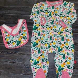 Magnetic Me Baby Onesie With Matching Bib